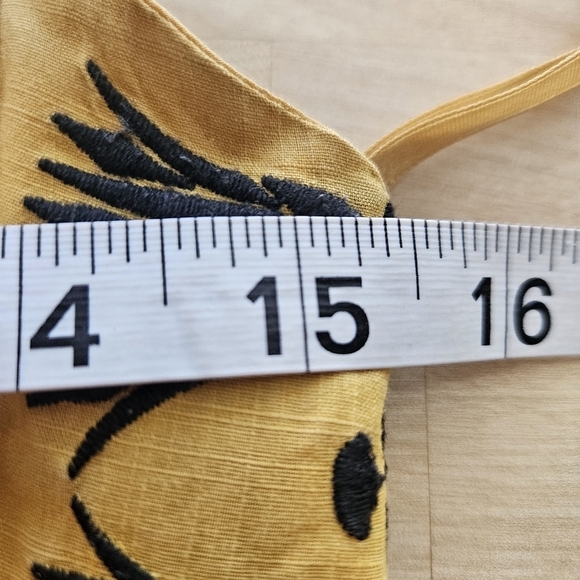 Anthropologie Floreat California Iris Dress 2 Milkmaid Barmaid - Picture 9 of 14